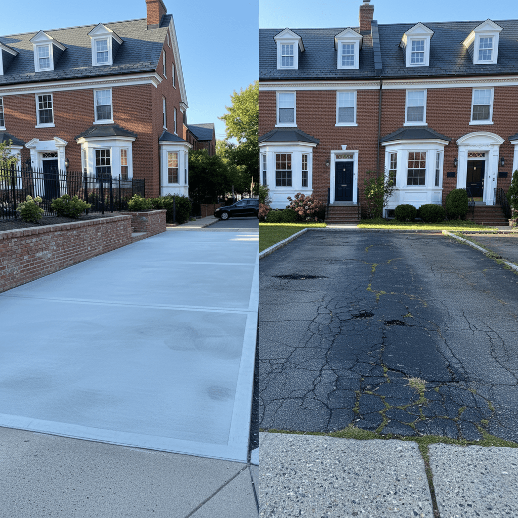 concrete driveways boston ma