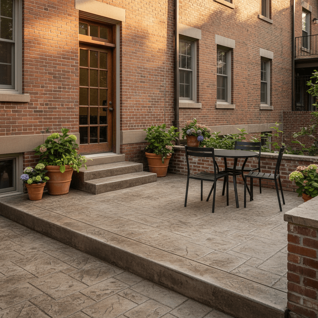 concrete patios boston ma