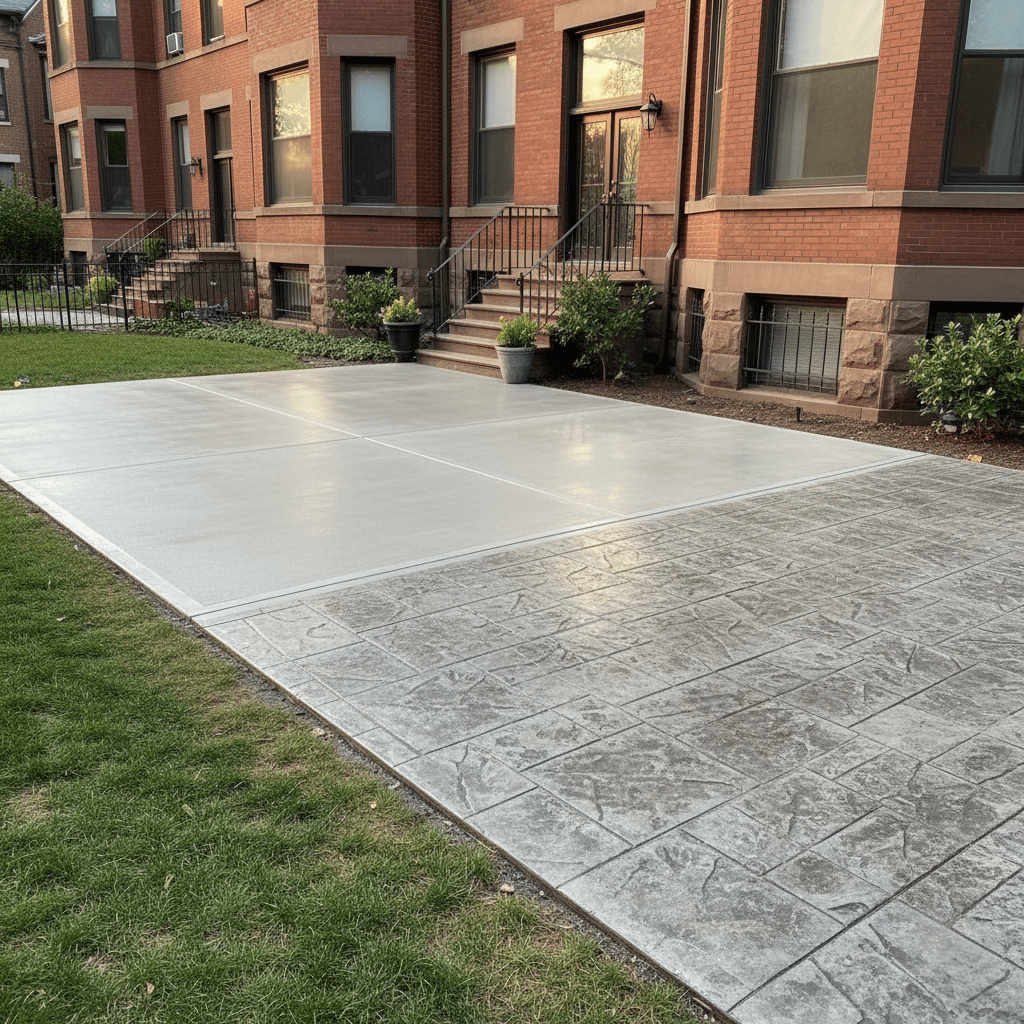 concrete patios boston ma