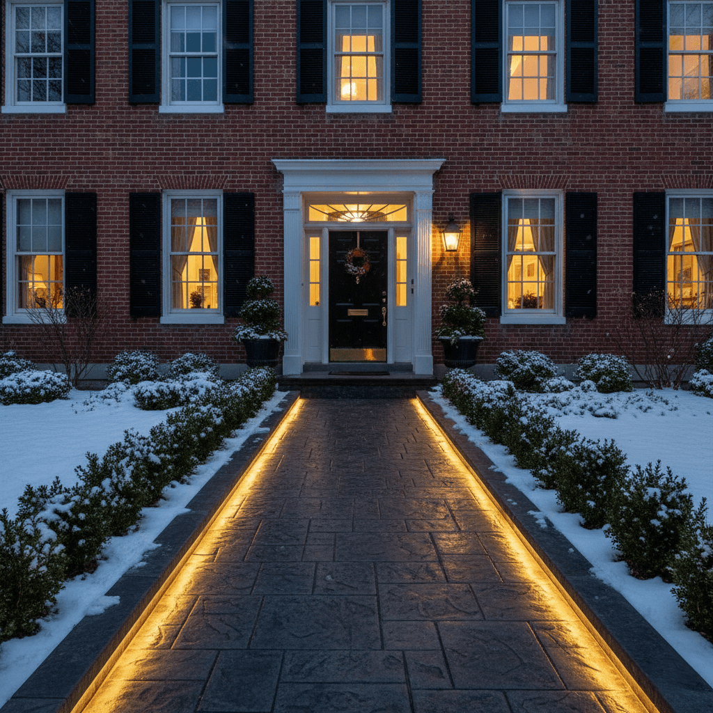 concrete walkway boston ma