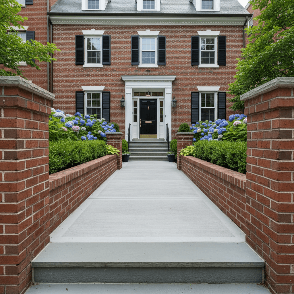 concrete walkways boston ma